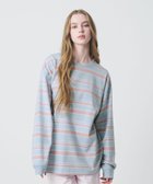 【ビューティ&ユース ユナイテッドアローズ/BEAUTY&YOUTH / UNITED ARROWS】のCGS. オーガニック コットン ロングスリーブ ボーダー Tシャツ 大人の最旬トレンドファッション＆コーディネート founy(ファウニー) ファッション Fashion レディースファッション Fashion for Women トップス・カットソー Cut & Sew Tops シャツ・ブラウス・オフィスカジュアル Elegant Blouses & Button-Ups ロングTシャツ・Tシャツ Longline T-Shirts & Tees インナー Innerwear オーガニック Organic Cotton ジャケット Jacket, Outerwear スリーブ Sleeve, Long Sleeve / Short Sleeve デニム Denim, Jeans Material バランス Balance, Style Balance ボーダー Border, Stripe ロング Long, Long-Length thumbnail TURQUOISE|ID: prp329100004981167 ipo3291000000037320920