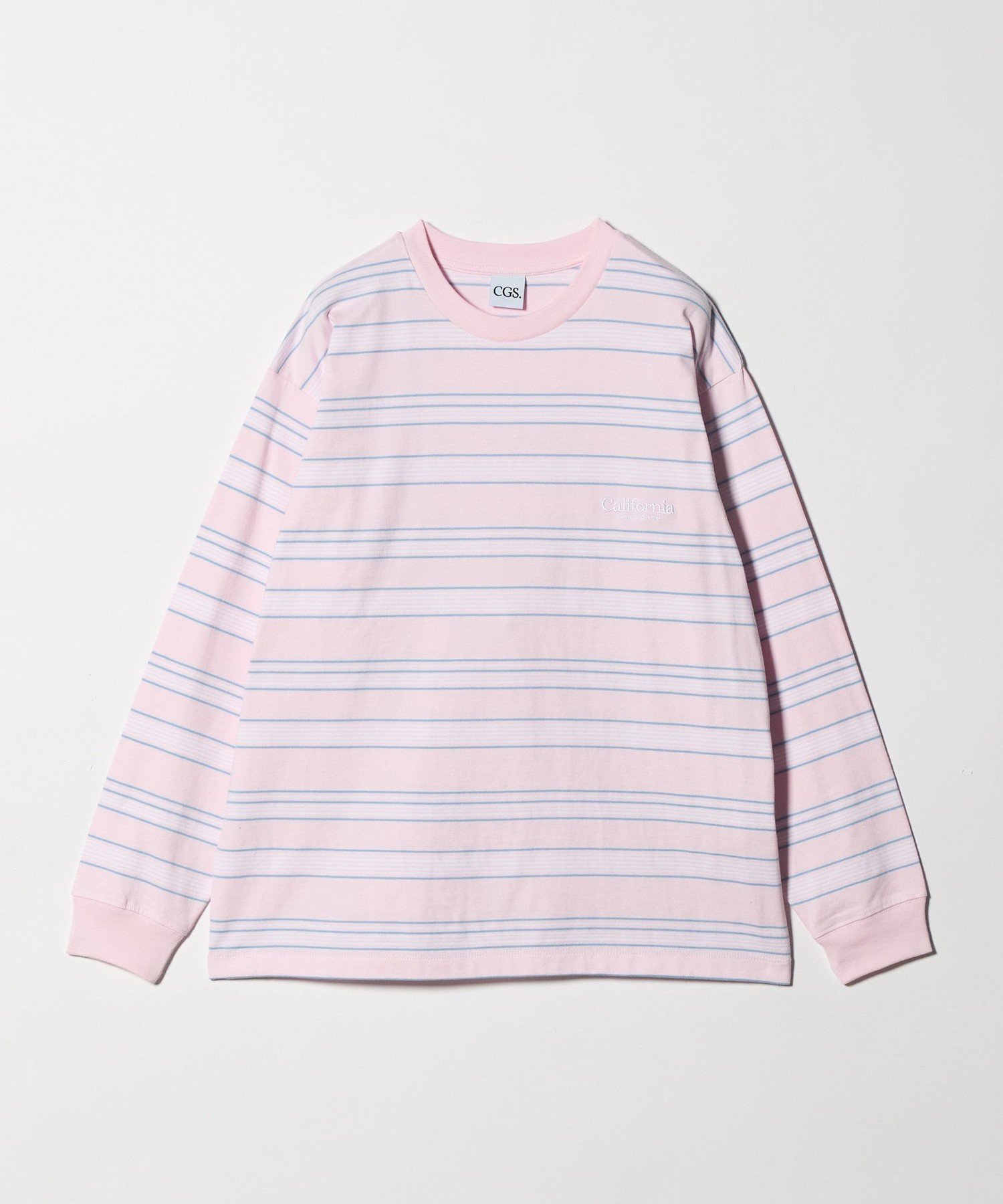 【ビューティ&ユース ユナイテッドアローズ/BEAUTY&YOUTH / UNITED ARROWS】のCGS. オーガニック コットン ロングスリーブ ボーダー Tシャツ インテリア・キッズ・メンズ・レディースファッション・服の通販 founy(ファウニー) 　ファッション　Fashion　レディースファッション　Fashion for Women　トップス・カットソー　Cut & Sew Tops　シャツ・ブラウス・オフィスカジュアル　Elegant Blouses & Button-Ups　ロングTシャツ・Tシャツ　Longline T-Shirts & Tees　インナー　Innerwear　オーガニック　Organic Cotton　ジャケット　Jacket, Outerwear　スリーブ　Sleeve, Long Sleeve / Short Sleeve　デニム　Denim, Jeans Material　バランス　Balance, Style Balance　ボーダー　Border, Stripe　ロング　Long, Long-Length　LT.PINK|ID: prp329100004981167 ipo3291000000037320922