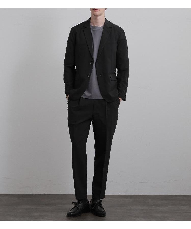 【ティーケー/tk TAKEO KIKUCHI / MEN】の【上下2点セットアップ】AIRY DRY アソートセットアップ 吸水速乾/UVカット/マシーンウォッシャブル/ノーカラージャケット/シングルジャケット/ワイドテ インテリア・キッズ・メンズ・レディースファッション・服の通販 founy(ファウニー) 　ファッション　Fashion　メンズファッション　Fashion for Men　セットアップ　Matching Sets　カーディガン　Cardigan, Knitwear　吸水　Absorbent, Quick-Dry　ジャケット　Jacket, Outerwear　スマート　Smart, Elegant　スラックス　Slacks, Dress Pants　セットアップ　Set-Up, Coordinated Outfit　ダウン　Down, Puffer　ポケット　Pocket, Pocket Detail　リラックス　Relax, Relaxed Fit　おすすめ　Recommended / Our Picks　ビジネス 仕事 通勤　Business / Work / Commuting　ブラック|ID: prp329100004981187 ipo3291000000037321054