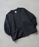 【コーエン メン/COEN / MEN】のストレッチテックナイロンノーカラージャケット【ストレッチ,はっ水,耐摩耗性,UVカット】 BLACK|ID: prp329100004981212 ipo3291000000037321214