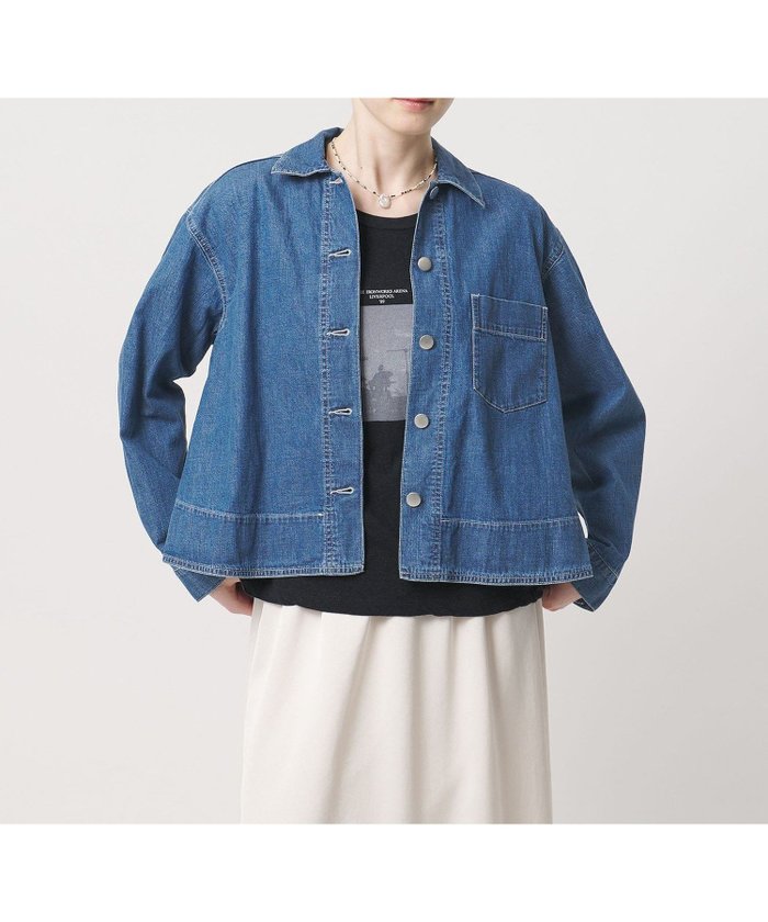 【ユナイテッドアローズ/UNITED ARROWS】のステッチ フレア デニムジャケット インテリア・キッズ・メンズ・レディースファッション・服の通販 founy(ファウニー) https://founy.com/ ファッション Fashion レディースファッション Fashion for Women アウター Coat / Outerwear Collection レディースジャケット・軽アウター Jackets デニムジャケット / カジュアルアウター Denim Jackets インディゴ Indigo Denim インナー Innerwear コンパクト Compact, Small Size ジャケット Jacket, Outerwear タンク Tank Top, Sleeveless Top タートルネック Turtleneck, High Neck デニム Denim, Jeans Material バランス Balance, Style Balance フレア Flare, Flared |ID: prp329100004981232 ipo3291000000037399923