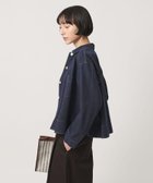 【ユナイテッドアローズ/UNITED ARROWS】のステッチ フレア デニムジャケット NAVY|ID: prp329100004981232 ipo3291000000037399925