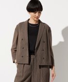 【コムサ/COMME CA】の【セットアップ対応】シアーチェックジャケット 大人の最旬トレンドファッション＆コーディネート founy(ファウニー) ファッション Fashion レディースファッション Fashion for Women アウター Coat / Outerwear Collection レディースジャケット・軽アウター Jackets クラシカル Classical, Vintage-Inspired サマー Summer, Summer Style シンプル Simple, Minimal ジャケット Jacket, Outerwear スリット Slit, Slit Detail セットアップ Set-Up, Coordinated Outfit チェック Check, Plaid, Tartan ツイード Twill, Twill Weave メタル Metal, Metal Parts 夏 Summer thumbnail 14:ブラウン系|ID: prp329100004981240 ipo3291000000037321358
