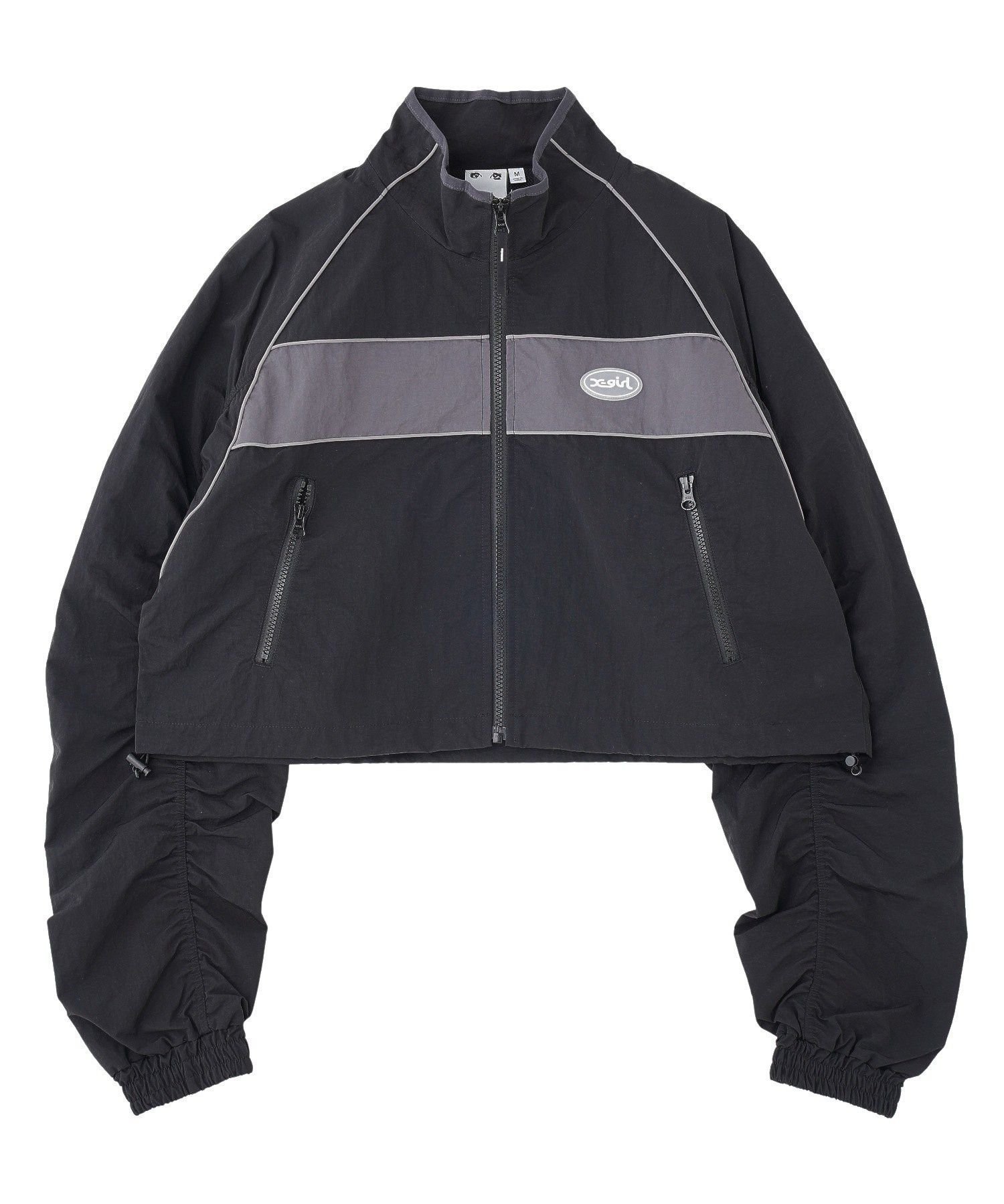 【エックスガール/X-girl】のCROPPED TRACK JACKET 大人の最旬トレンドファッション＆コーディネート founy(ファウニー) 　ファッション　Fashion　レディースファッション　Fashion for Women　アウター　Coat / Outerwear Collection　レディースジャケット・軽アウター　Jackets　ギャザー　Gathered, Ruffled　クロップド　Cropped, Short Length　今季　This Season, Current Season　切替　Switching, Contrast Panel　ジャケット　Jacket, Outerwear　セットアップ　Set-Up, Coordinated Outfit　デニム　Denim, Jeans Material　トレンド　Trend, Trending Now　バランス　Balance, Style Balance　メッシュ　Mesh, Net Fabric　ロング　Long, Long-Length　おすすめ　Recommended / Our Picks　 other-1|ID: prp329100004981243 ipo3291000000037321366