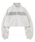 【エックスガール/X-girl】のCROPPED TRACK JACKET 大人の最旬トレンドファッション＆コーディネート founy(ファウニー) ファッション Fashion レディースファッション Fashion for Women アウター Coat / Outerwear Collection レディースジャケット・軽アウター Jackets ギャザー Gathered, Ruffled クロップド Cropped, Short Length 今季 This Season, Current Season 切替 Switching, Contrast Panel ジャケット Jacket, Outerwear セットアップ Set-Up, Coordinated Outfit デニム Denim, Jeans Material トレンド Trend, Trending Now バランス Balance, Style Balance メッシュ Mesh, Net Fabric ロング Long, Long-Length おすすめ Recommended / Our Picks thumbnail LtGREY|ID: prp329100004981243 ipo3291000000037321368