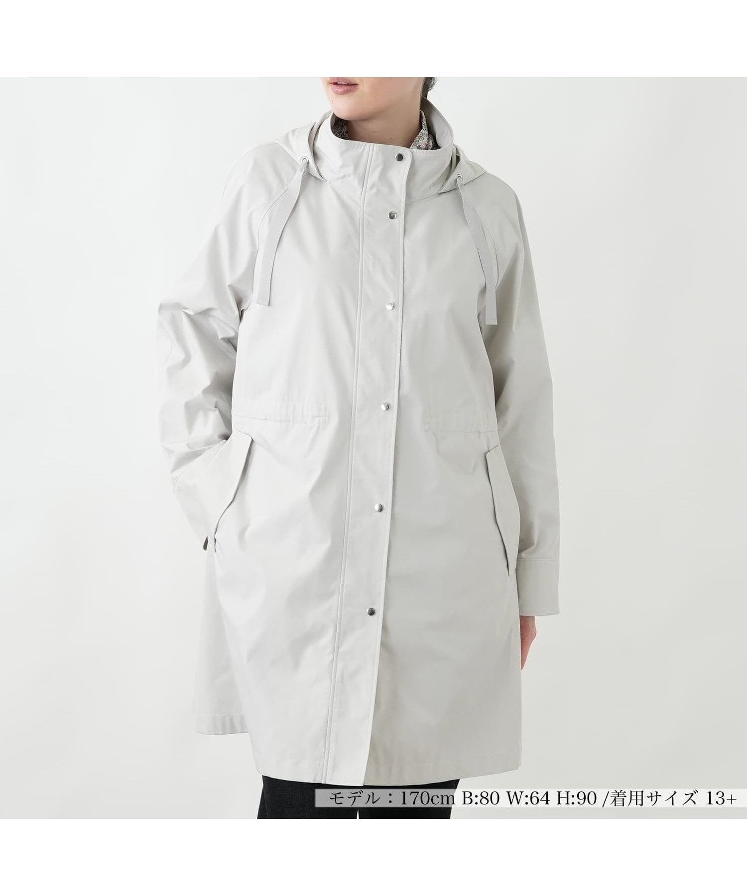 【レリアンプラスハウス/Leilian PLUS HOUSE】の【店舗人気】【はっ水】コート インテリア・キッズ・メンズ・レディースファッション・服の通販 founy(ファウニー) 　ファッション　Fashion　レディースファッション　Fashion for Women　アウター　Coat / Outerwear Collection　コート・ロングコート・ピーコート　Long Coats, Peacoats & More　タフタ　Taffeta, Structured Fabric　ポケット　Pocket, Pocket Detail　エレガント 上品　Elegant　人気　Popular, Best Seller　夏　Summer　ベージュ|ID: prp329100004981246 ipo3291000000037321380