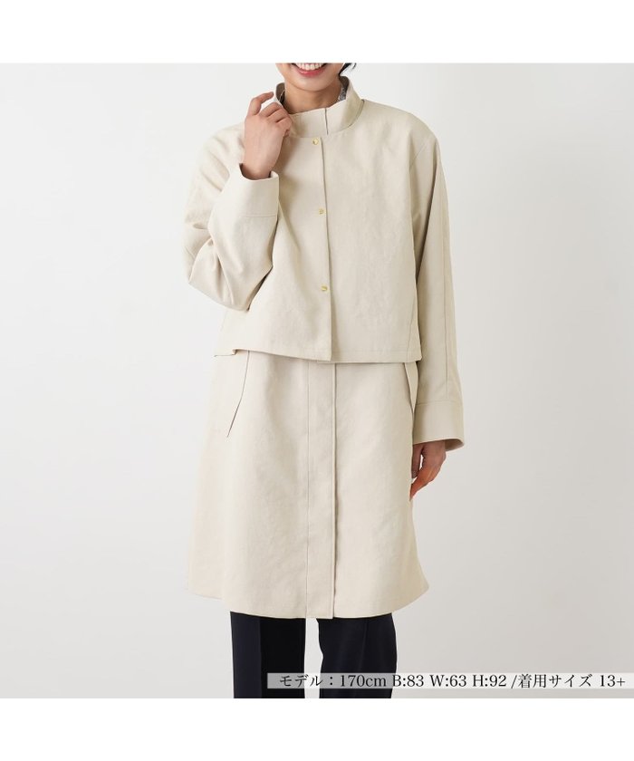 【レリアンプラスハウス/Leilian PLUS HOUSE】の【はっ水】【店舗人気】3WAYコート【Rich 1-mile】 インテリア・キッズ・メンズ・レディースファッション・服の通販 founy(ファウニー) https://founy.com/ ファッション Fashion レディースファッション Fashion for Women アウター Coat / Outerwear Collection コート・ロングコート・ピーコート Long Coats, Peacoats & More ショート Short, Short Length ジャケット Jacket, Outerwear ポケット Pocket, Pocket Detail エレガント 上品 Elegant 人気 Popular, Best Seller 夏 Summer 春 Spring |ID: prp329100004981250 ipo3291000000037321398