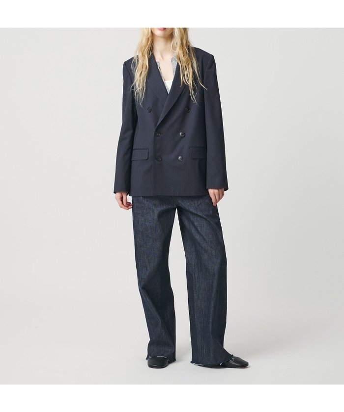 【ビューティ&ユース ユナイテッドアローズ/BEAUTY&YOUTH / UNITED ARROWS】のATTISESSION ベルテッド ダブルブレスト ジャケット インテリア・キッズ・メンズ・レディースファッション・服の通販 founy(ファウニー) https://founy.com/ ファッション Fashion レディースファッション Fashion for Women アウター Coat / Outerwear Collection レディースジャケット・軽アウター Jackets クラシック Classic, Timeless Style ジャケット Jacket, Outerwear ストライプ Stripe, Striped Pattern セットアップ Set-Up, Coordinated Outfit ダブル Double, Double-Breasted デニム Denim, Jeans Material おすすめ Recommended / Our Picks |ID: prp329100004981275 ipo3291000000037321473