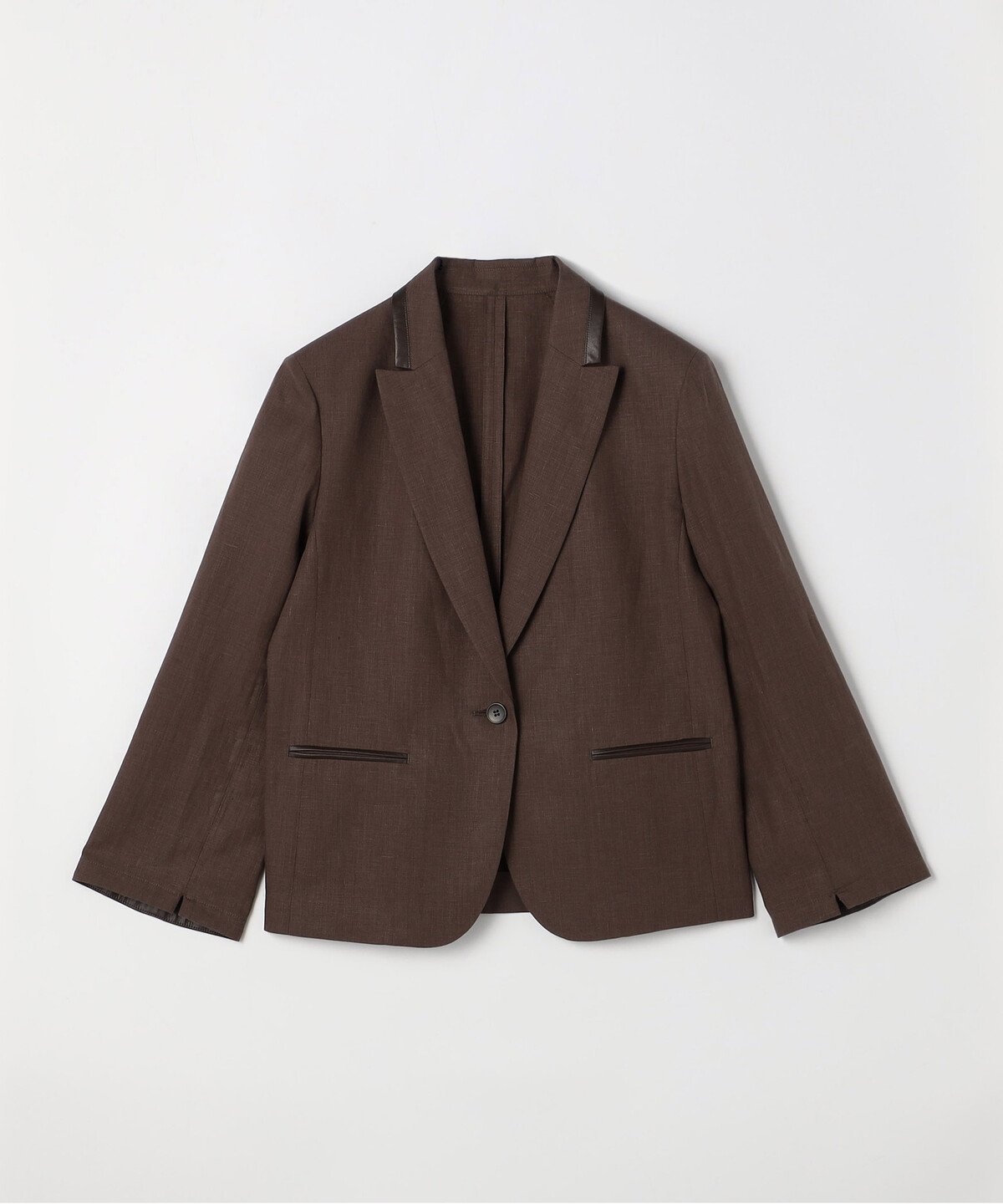 【コムサ/COMME CA】の高密度リネンストレッチ トランスフォルメジャケット インテリア・キッズ・メンズ・レディースファッション・服の通販 founy(ファウニー) 　ファッション　Fashion　レディースファッション　Fashion for Women　アウター　Coat / Outerwear Collection　レディースジャケット・軽アウター　Jackets　ギャザー　Gathered, Ruffled　吸水　Absorbent, Quick-Dry　抗菌　Antibacterial, Bacteria-Resistant　ストレッチ　Stretch, Stretchy Fabric　ストレート　Straight, Straight Cut　スリット　Slit, Slit Detail　スリーブ　Sleeve, Long Sleeve / Short Sleeve　テーラード　Tailored, Tailored Fit　フォルム　Silhouette, Form　ボックス　Boxy, Box Shape　ポケット　Pocket, Pocket Detail　リネン　Linen, Linen Fabric　夏　Summer　14:ブラウン|ID: prp329100004981278 ipo3291000000037321484