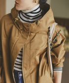 【ルクールブラン/le.coeur blanc】のツイルストレッチフードブルゾン キャメル|ID: prp329100004981279 ipo3291000000037321490