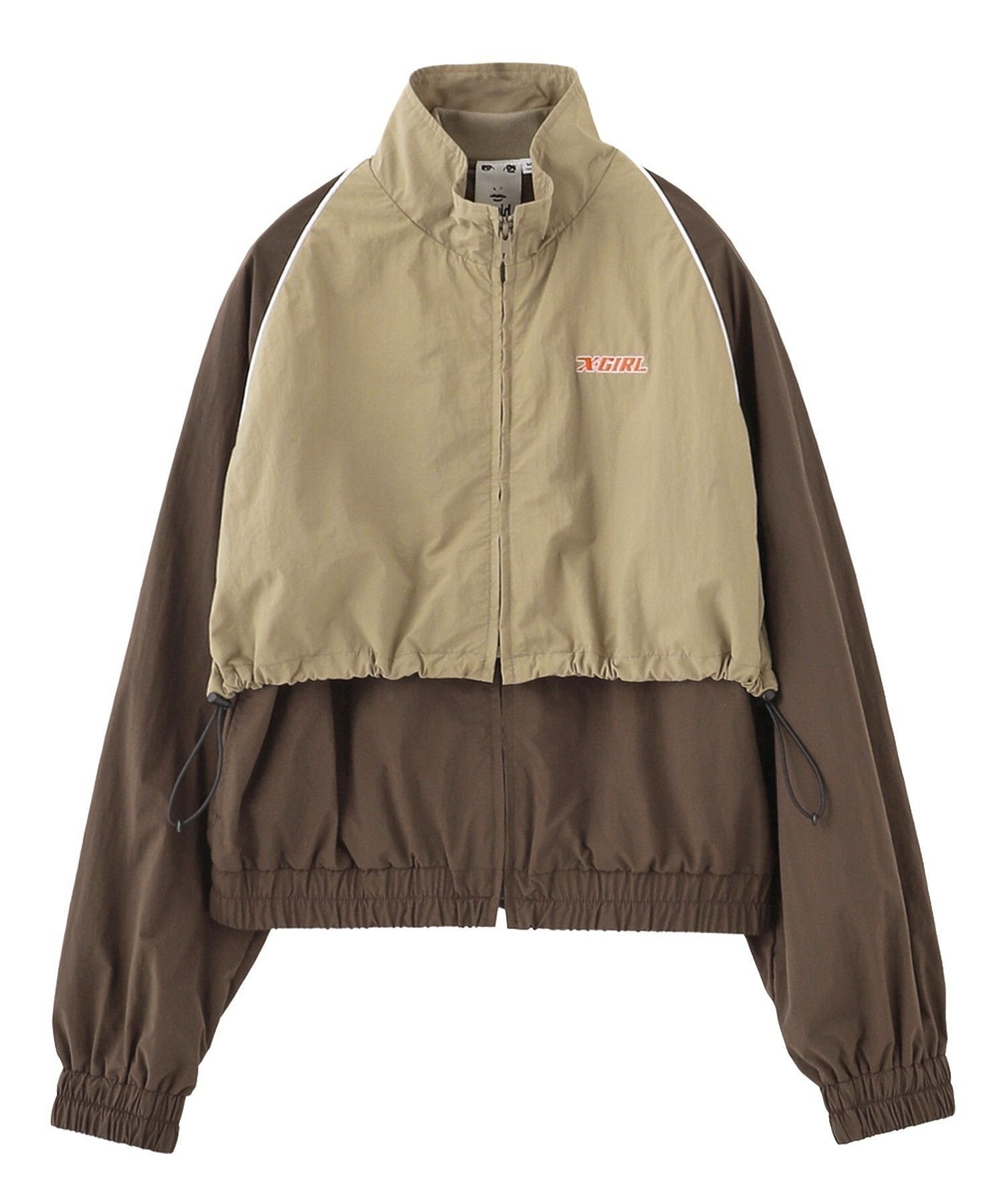 【エックスガール/X-girl】の3WAY TRACK JACKET インテリア・キッズ・メンズ・レディースファッション・服の通販 founy(ファウニー) 　ファッション　Fashion　レディースファッション　Fashion for Women　アウター　Coat / Outerwear Collection　レディースジャケット・軽アウター　Jackets　アンサンブル　Ensemble Set　クロップド　Cropped, Short Length　サテン　Satin, Glossy Fabric　ショート　Short, Short Length　ジャケット　Jacket, Outerwear　スポーツ　Sports, Activewear　セットアップ　Set-Up, Coordinated Outfit　デニム　Denim, Jeans Material　長袖　Long Sleeve, Full Sleeve　パッチ　Patch, Appliqué　ベスト　Vest, Waistcoat　メッシュ　Mesh, Net Fabric　ワンポイント　One Point, Statement Accent　おすすめ　Recommended / Our Picks　旅行　Travel　BROWN|ID: prp329100004981281 ipo3291000000037321498