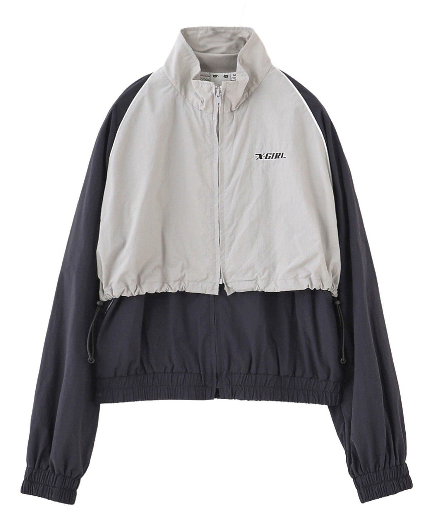 【エックスガール/X-girl】の3WAY TRACK JACKET インテリア・キッズ・メンズ・レディースファッション・服の通販 founy(ファウニー) 　ファッション　Fashion　レディースファッション　Fashion for Women　アウター　Coat / Outerwear Collection　レディースジャケット・軽アウター　Jackets　アンサンブル　Ensemble Set　クロップド　Cropped, Short Length　サテン　Satin, Glossy Fabric　ショート　Short, Short Length　ジャケット　Jacket, Outerwear　スポーツ　Sports, Activewear　セットアップ　Set-Up, Coordinated Outfit　デニム　Denim, Jeans Material　長袖　Long Sleeve, Full Sleeve　パッチ　Patch, Appliqué　ベスト　Vest, Waistcoat　メッシュ　Mesh, Net Fabric　ワンポイント　One Point, Statement Accent　おすすめ　Recommended / Our Picks　旅行　Travel　NAVY|ID: prp329100004981281 ipo3291000000037321499