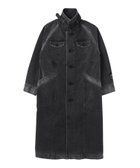 【エックスガール/X-girl】のFADED STAND COLLAR LONG COAT BLACK|ID: prp329100004981289 ipo3291000000037321525