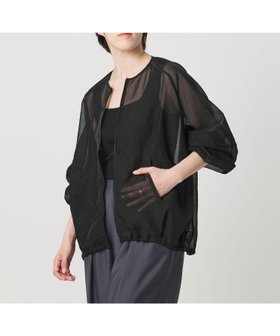 【ビューティ&ユース ユナイテッドアローズ/BEAUTY&YOUTH / UNITED ARROWS】のMARW UNITED ARROWS シアー ジップ ブルゾン 大人の最旬トレンドファッション＆コーディネート founy(ファウニー) ファッション Fashion レディースファッション Fashion for Women アウター Coat / Outerwear Collection ブルゾンジャケット・スポーティアウター Blouson Jackets オーガンジー Organza Fabric シアー Sheer, See-Through ジップ Zip, Zipper ドレス Dress, One-Piece ドローストリング Drawstring, Pull Cord 人気 Popular, Best Seller ブルゾン Blouson, Bomber Jacket ポケット Pocket, Pocket Detail エレガント 上品 Elegant ビジネス 仕事 通勤 Business / Work / Commuting |ID:prp329100004981294