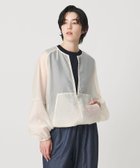 【ビューティ&ユース ユナイテッドアローズ/BEAUTY&YOUTH / UNITED ARROWS】のMARW UNITED ARROWS シアー ジップ ブルゾン WHITE|ID: prp329100004981294 ipo3291000000037321544