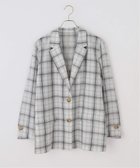 【スピック&スパン/Spick & Span】の《セットアップ可》チェックジャケット 大人の最旬トレンドファッション＆コーディネート founy(ファウニー) ファッション Fashion レディースファッション Fashion for Women アウター Coat / Outerwear Collection レディースジャケット・軽アウター Jackets ジャケット Jacket, Outerwear スマート Smart, Elegant セットアップ Set-Up, Coordinated Outfit チェック Check, Plaid, Tartan デニム Denim, Jeans Material エレガント 上品 Elegant 夏 Summer 日本製 Made In Japan 春 Spring thumbnail ベージュ|ID: prp329100004981300 ipo3291000000037321562
