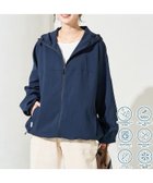 【フリークスストア/FREAK'S STORE】の限定展開 UVカット・接触冷感・吸水速乾 AiRide(エアライド)フルジップパーカー 大人の最旬トレンドファッション＆コーディネート founy(ファウニー) ファッション Fashion レディースファッション Fashion for Women トップス・カットソー Cut & Sew Tops レディースパーカー・カジュアルフーディー Casual Hoodies & Sweatshirts 春 Spring 洗える Machine Washable 吸水 Absorbent, Quick-Dry 軽量 Lightweight, Ultra Light ドローコード Drawcord, Drawstring Cord 人気 Popular, Best Seller ビッグ Big, Oversized ポケット Pocket, Pocket Detail 半袖 Short Sleeve, Half Sleeve ロング Long, Long-Length S/S・春夏 SS, Spring/Summer, Warm Season 夏 Summer 2026年 2026 2026春夏・S/S Spring/Summer 2026 SS26 thumbnail ネイビー|ID: prp329100004981313 ipo3291000000037321665