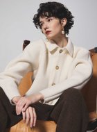 【コエル/COEL】のリバーシブルレースニットジャケット クリーム|ID: prp329100004981314 ipo3291000000037321671