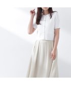 【ナチュラル ビューティー ベーシック/NATURAL BEAUTY BASIC】のシルクブレンドカーディガン半袖 オフホワイト1|ID: prp329100004981322 ipo3291000000037321725