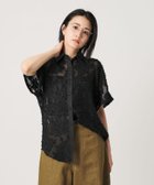【ビューティ&ユース ユナイテッドアローズ/BEAUTY&YOUTH / UNITED ARROWS】の【別注】 GHOSPELL フリンジ ショートスリーブ シャツ BLACK|ID: prp329100004981323 ipo3291000000037321730