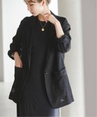 【ノーブル / スピック&スパン/NOBLE / Spick & Span】の《追加》エアリーメッシュロングジャケット 大人の最旬トレンドファッション＆コーディネート founy(ファウニー) ファッション Fashion レディースファッション Fashion for Women アウター Coat / Outerwear Collection レディースジャケット・軽アウター Jackets オーガンジー Organza Fabric カーディガン Cardigan, Knitwear シンプル Simple, Minimal ジャケット Jacket, Outerwear パイピング Piping, Trim Design パッチ Patch, Appliqué ポケット Pocket, Pocket Detail メッシュ Mesh, Net Fabric thumbnail ブラック|ID: prp329100004981328 ipo3291000000037321751