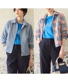 【キャラオクルス/CARA OCRUZ】のリバーシブルジップジャケット ロイヤルブルー|ID: prp329100004981329 ipo3291000000037321755