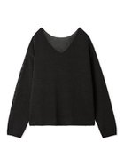 【ミラオーウェン/Mila Owen】の【WEB限定カラー】前後2WAYリネン混メッシュニット BLK[009]|ID: prp329100004981347 ipo3291000000037321828