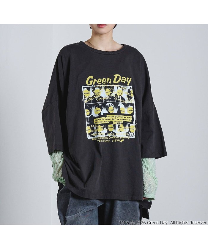 【ローズバッド/ROSE BUD】のGOOD ROCK SPEED GREENDAY TSHIRT インテリア・キッズ・メンズ・レディースファッション・服の通販 founy(ファウニー) https://founy.com/ ファッション Fashion レディースファッション Fashion for Women トップス・カットソー Cut & Sew Tops シャツ・ブラウス・オフィスカジュアル Elegant Blouses & Button-Ups ロングTシャツ・Tシャツ Longline T-Shirts & Tees イエロー Yellow ヴィンテージ Vintage Style キャラクター Character, Licensed Characters グラフィック Graphic, Graphic Design シンプル Simple, Minimal スラックス Slacks, Dress Pants デニム Denim, Jeans Material バランス Balance, Style Balance ボトム Bottoms, Lower Wear 別注 Limited Edition, Custom Order |ID: prp329100004981355 ipo3291000000037321867