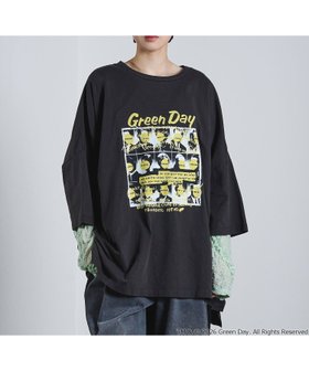 【ローズバッド/ROSE BUD】のGOOD ROCK SPEED GREENDAY TSHIRT 大人の最旬トレンドファッション＆コーディネート founy(ファウニー) ファッション Fashion レディースファッション Fashion for Women トップス・カットソー Cut & Sew Tops シャツ・ブラウス・オフィスカジュアル Elegant Blouses & Button-Ups ロングTシャツ・Tシャツ Longline T-Shirts & Tees イエロー Yellow ヴィンテージ Vintage Style キャラクター Character, Licensed Characters グラフィック Graphic, Graphic Design シンプル Simple, Minimal スラックス Slacks, Dress Pants デニム Denim, Jeans Material バランス Balance, Style Balance ボトム Bottoms, Lower Wear 別注 Limited Edition, Custom Order |ID:prp329100004981355