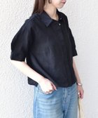 【シップス/SHIPS】のSHIPS Colors 洗濯機可能 ユーロリネン (EURO Linen) ボクシー パフスリーブ シャツ 大人の最旬トレンドファッション＆コーディネート founy(ファウニー) ファッション Fashion レディースファッション Fashion for Women トップス・カットソー Cut & Sew Tops シャツ・ブラウス・オフィスカジュアル Elegant Blouses & Button-Ups 今季 This Season, Current Season ショート Short, Short Length スリーブ Sleeve, Long Sleeve / Short Sleeve 長袖 Long Sleeve, Full Sleeve バランス Balance, Style Balance フロント Front, Front Design ボックス Boxy, Box Shape ボトム Bottoms, Lower Wear 半袖 Short Sleeve, Half Sleeve メンズ Men's, Menswear リネン Linen, Linen Fabric アウトレット Outlet / Clearance おすすめ Recommended / Our Picks 夏 Summer ビジネス 仕事 通勤 Business / Work / Commuting 2026年 2026 2026春夏・S/S Spring/Summer 2026 SS26 thumbnail ブラック|ID: prp329100004981357 ipo3291000000037321874