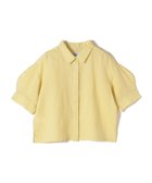 【シップス/SHIPS】のSHIPS Colors 洗濯機可能 ユーロリネン (EURO Linen) ボクシー パフスリーブ シャツ 大人の最旬トレンドファッション＆コーディネート founy(ファウニー) ファッション Fashion レディースファッション Fashion for Women トップス・カットソー Cut & Sew Tops シャツ・ブラウス・オフィスカジュアル Elegant Blouses & Button-Ups 今季 This Season, Current Season ショート Short, Short Length スリーブ Sleeve, Long Sleeve / Short Sleeve 長袖 Long Sleeve, Full Sleeve バランス Balance, Style Balance フロント Front, Front Design ボックス Boxy, Box Shape ボトム Bottoms, Lower Wear 半袖 Short Sleeve, Half Sleeve メンズ Men's, Menswear リネン Linen, Linen Fabric アウトレット Outlet / Clearance おすすめ Recommended / Our Picks 夏 Summer ビジネス 仕事 通勤 Business / Work / Commuting 2026年 2026 2026春夏・S/S Spring/Summer 2026 SS26 thumbnail イエロー|ID: prp329100004981357 ipo3291000000037321876