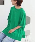 【ジャーナルスタンダード レリューム/JOURNAL STANDARD relume】の《追加 / 新色》接触冷感 / ウォッシャブルクールポンチョプルオーバー 大人の最旬トレンドファッション＆コーディネート founy(ファウニー) ファッション Fashion レディースファッション Fashion for Women トップス・カットソー Cut & Sew Tops カジュアルプルオーバー・ニットトップス Pullovers & Knit Tops / Casual Pullovers 2026年 2026 2026春夏・S/S Spring/Summer 2026 SS26 ドレープ Drape, Draping Fabric ポンチョ Poncho, Cape Style ワイド Wide, Wide Fit 夏 Summer 秋 Autumn thumbnail グリーン|ID: prp329100004981358 ipo3291000000037321883