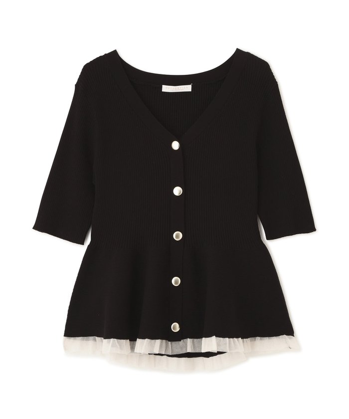 【プロポーション ボディドレッシング/PROPORTION BODY DRESSING】の部分シアーペプラムニット インテリア・キッズ・メンズ・レディースファッション・服の通販 founy(ファウニー) https://founy.com/ ファッション Fashion レディースファッション Fashion for Women トップス・カットソー Cut & Sew Tops ニット Knit Tops & Sweaters おすすめ Recommended / Our Picks シアー Sheer, See-Through フィット Fit, Slim Fit フロント Front, Front Design ペプラム Peplum, Flared Hem 半袖 Short Sleeve, Half Sleeve |ID: prp329100004981367 ipo3291000000037321927
