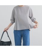 【アーバンリサーチ ドアーズ/URBAN RESEARCH DOORS】のタックフレアペプラムブラウス 大人の最旬トレンドファッション＆コーディネート founy(ファウニー) ファッション Fashion レディースファッション Fashion for Women トップス・カットソー Cut & Sew Tops シャツ・ブラウス・オフィスカジュアル Elegant Blouses & Button-Ups 2026年 2026 2026春夏・S/S Spring/Summer 2026 SS26 シンプル Simple, Minimal フレア Flare, Flared エレガント 上品 Elegant 夏 Summer S/S・春夏 SS, Spring/Summer, Warm Season thumbnail グレー系その他|ID: prp329100004981368 ipo3291000000037321932