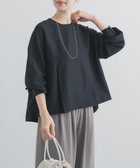 【アーバンリサーチ ドアーズ/URBAN RESEARCH DOORS】のタックフレアペプラムブラウス 大人の最旬トレンドファッション＆コーディネート founy(ファウニー) ファッション Fashion レディースファッション Fashion for Women トップス・カットソー Cut & Sew Tops シャツ・ブラウス・オフィスカジュアル Elegant Blouses & Button-Ups 2026年 2026 2026春夏・S/S Spring/Summer 2026 SS26 シンプル Simple, Minimal フレア Flare, Flared エレガント 上品 Elegant 夏 Summer S/S・春夏 SS, Spring/Summer, Warm Season thumbnail ブラック|ID: prp329100004981368 ipo3291000000037321933