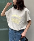 【チャオパニックティピー/CIAOPANIC TYPY】のアシッド加工裏毛フレンチスリーブロゴトップス 大人の最旬トレンドファッション＆コーディネート founy(ファウニー) ファッション Fashion レディースファッション Fashion for Women トップス・カットソー Cut & Sew Tops 春 Spring ストレート Straight, Straight Cut スリット Slit, Slit Detail スリーブ Sleeve, Long Sleeve / Short Sleeve デニム Denim, Jeans Material バランス Balance, Style Balance フレア Flare, Flared フレンチ French, French Style ボトム Bottoms, Lower Wear S/S・春夏 SS, Spring/Summer, Warm Season おすすめ Recommended / Our Picks 夏 Summer thumbnail グレー|ID: prp329100004981369 ipo3291000000037321936