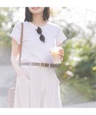【ノーブル / スピック&スパン/NOBLE / Spick & Span】の《追加・WEB限定カラー》スビンコットンスムースコンパクトTシャツ 大人の最旬トレンドファッション＆コーディネート founy(ファウニー) ファッション Fashion レディースファッション Fashion for Women トップス・カットソー Cut & Sew Tops シャツ・ブラウス・オフィスカジュアル Elegant Blouses & Button-Ups ロングTシャツ・Tシャツ Longline T-Shirts & Tees イエロー Yellow シンプル Simple, Minimal 定番 Standard, Basic Item 人気 Popular, Best Seller thumbnail ピンク|ID: prp329100004981371 ipo3291000000037321951