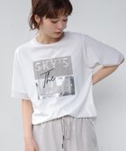 【バブ ブージュルード/Bab Bou Jeloud】のスクエアBOXロゴT-shirt 大人の最旬トレンドファッション＆コーディネート founy(ファウニー) ファッション Fashion レディースファッション Fashion for Women トップス・カットソー Cut & Sew Tops シャツ・ブラウス・オフィスカジュアル Elegant Blouses & Button-Ups ロングTシャツ・Tシャツ Longline T-Shirts & Tees オーガンジー Organza Fabric シアー Sheer, See-Through ジャケット Jacket, Outerwear スクエア Square, Square Shape チュール Tulip, Tulip Motif プリント Print, Printed Pattern メタリック Metallic, Shiny Finish 再入荷 Restock / Back in Stock おすすめ Recommended / Our Picks thumbnail OFFWHITE|ID: prp329100004981382 ipo3291000000037322012