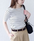 【シップス/SHIPS】のSHIPS Colors 手洗い可能 リブ 5分袖 ニット 大人の最旬トレンドファッション＆コーディネート founy(ファウニー) ファッション Fashion レディースファッション Fashion for Women トップス・カットソー Cut & Sew Tops ニット Knit Tops & Sweaters オレンジ Orange コンパクト Compact, Small Size スクエア Square, Square Shape ストレッチ Stretch, Stretchy Fabric デニム Denim, Jeans Material フレア Flare, Flared メンズ Men's, Menswear リブニット Rib Knit, Ribbed Knit アウトレット Outlet / Clearance エレガント 上品 Elegant ビジネス 仕事 通勤 Business / Work / Commuting 2026年 2026 2026春夏・S/S Spring/Summer 2026 SS26 thumbnail ブラック|ID: prp329100004981384 ipo3291000000037322022