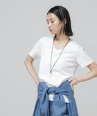 【ナノ ユニバース/nano universe】のAnti Soaked 汗染み防止VネックTシャツ ホワイト|ID: prp329100004981385 ipo3291000000037322026