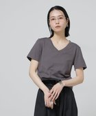 【ナノ ユニバース/nano universe】のAnti Soaked 汗染み防止VネックTシャツ チャコール3|ID: prp329100004981385 ipo3291000000037322028