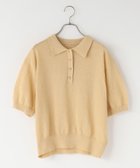 【ローリーズファーム/LOWRYS FARM】のブークレニットポロSS ベージュ51|ID: prp329100004981386 ipo3291000000037322034
