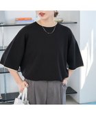 【フリークスストア/FREAK'S STORE】の配色ライン半袖ニットTEE【限定展開】 ブラック|ID: prp329100004981390 ipo3291000000037322057