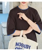 【フリークスストア/FREAK'S STORE】の配色ライン半袖ニットTEE【限定展開】 ブラウン|ID: prp329100004981390 ipo3291000000037322059