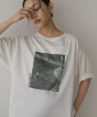【ヘラム/hellam】のアソートフォトTシャツ 大人の最旬トレンドファッション＆コーディネート founy(ファウニー) ファッション Fashion レディースファッション Fashion for Women トップス・カットソー Cut & Sew Tops シャツ・ブラウス・オフィスカジュアル Elegant Blouses & Button-Ups ロングTシャツ・Tシャツ Longline T-Shirts & Tees thumbnail ホワイト系2|ID: prp329100004981404 ipo3291000000037322139