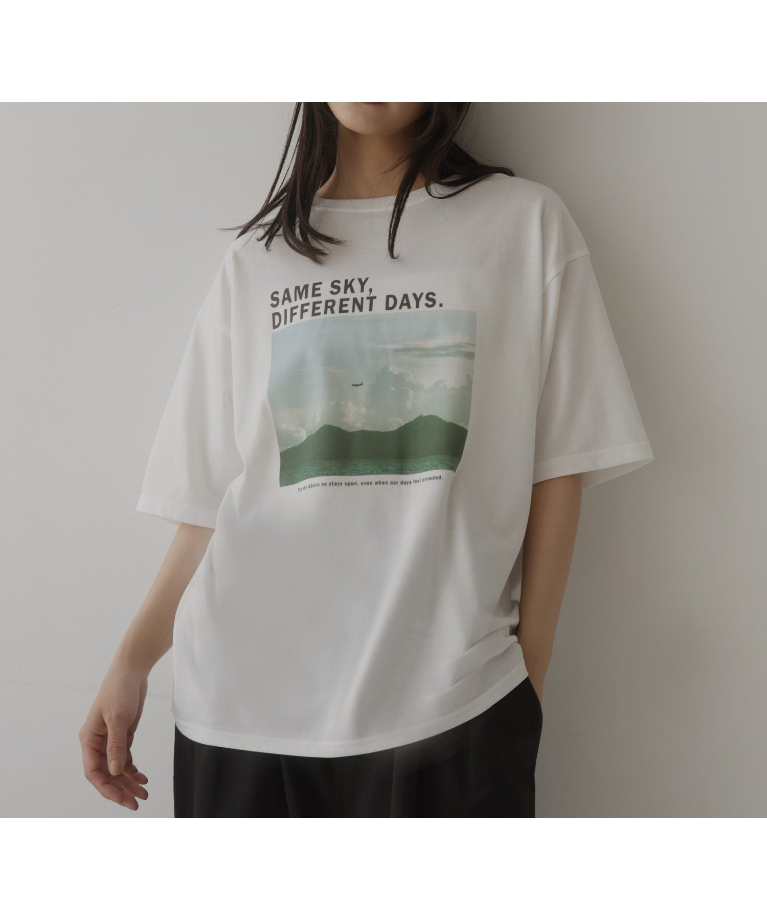 【ヘラム/hellam】のアソートフォトTシャツ インテリア・キッズ・メンズ・レディースファッション・服の通販 founy(ファウニー) 　ファッション　Fashion　レディースファッション　Fashion for Women　トップス・カットソー　Cut & Sew Tops　シャツ・ブラウス・オフィスカジュアル　Elegant Blouses & Button-Ups　ロングTシャツ・Tシャツ　Longline T-Shirts & Tees　ホワイト系3|ID: prp329100004981404 ipo3291000000037322140