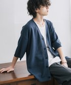 【ロッキーモンロー/Rocky Monroe】の接触冷感 オーバーサイズVネックハイゲージ半袖カーディガン ブルー|ID: prp329100004981418 ipo3291000000037370670