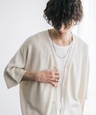 【ロッキーモンロー/Rocky Monroe】の接触冷感 オーバーサイズVネックハイゲージ半袖カーディガン アイボリー|ID: prp329100004981418 ipo3291000000037370673