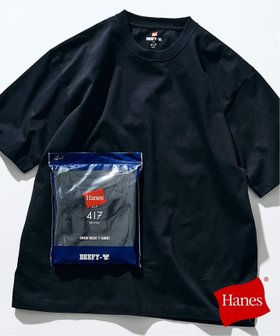【フォーワンセブン エディフィス/417 EDIFICE】の【Hanes * 417 EDIFICE】別注 BEEFY CREW NECK T-SHIRT(MODERN FIT) 大人の最旬トレンドファッション＆コーディネート founy(ファウニー) ファッション Fashion レディースファッション Fashion for Women トップス・カットソー Cut & Sew Tops シャツ・ブラウス・オフィスカジュアル Elegant Blouses & Button-Ups ロングTシャツ・Tシャツ Longline T-Shirts & Tees クラシカル Classical, Vintage-Inspired 今季 This Season, Current Season シルバー Silver, Metallic Silver ダブル Double, Double-Breasted チューブ Tube, Tube Top トレンド Trend, Trending Now 定番 Standard, Basic Item バランス Balance, Style Balance プリント Print, Printed Pattern プレミアム Premium, High-End ベーシック Basic, Essential ボックス Boxy, Box Shape 別注 Limited Edition, Custom Order モダン Modern, Contemporary 再入荷 Restock / Back in Stock 夏 Summer |ID:prp329100004981426