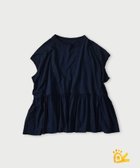 【フォーティファイブ アール/45R】の【EC限定】ONEONE 宝物のいろいろ天竺ギャザーMキャミ(インディゴ) 大人の最旬トレンドファッション＆コーディネート founy(ファウニー) ファッション Fashion レディースファッション Fashion for Women トップス・カットソー Cut & Sew Tops キャミソール&ノースリーブ Camisoles & Sleeveless Tops インディゴ Indigo Denim キャミ Camisole, Cami Top ギャザー Gathered, Ruffled ボーダー Border, Stripe thumbnail 60-インディゴ薄天竺|ID: prp329100004981448 ipo3291000000037322616